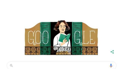 Google rinde homenaje a la escritora Carmen Laforet con un 'doodle' en el centenario de su muerte