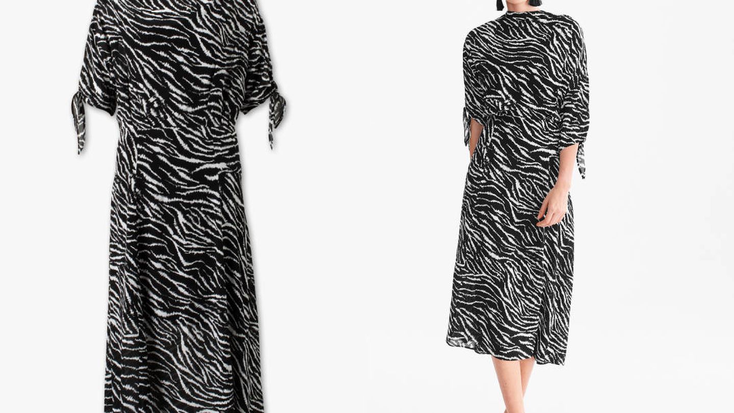 Vestido de cebra de C&A (39,90€).