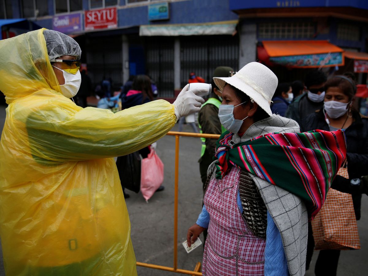 Foto: Control en La Paz (Bolivia) (Reuters)