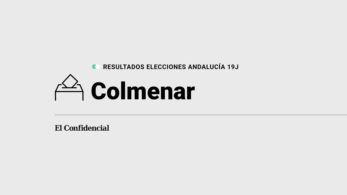 Resultados en Colmenar de elecciones en Andalucía: el PP, ganador en el municipio