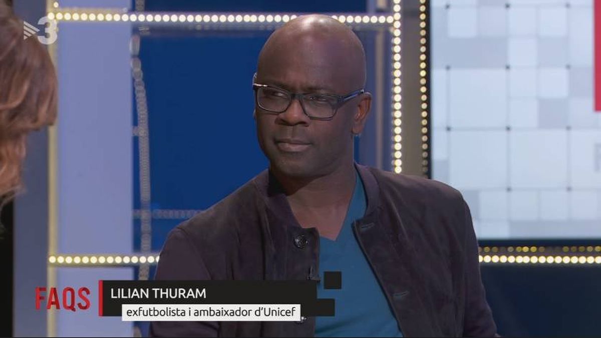 Lilian Thuram acude a TV3 para vincular el descubrimiento de América con el racismo