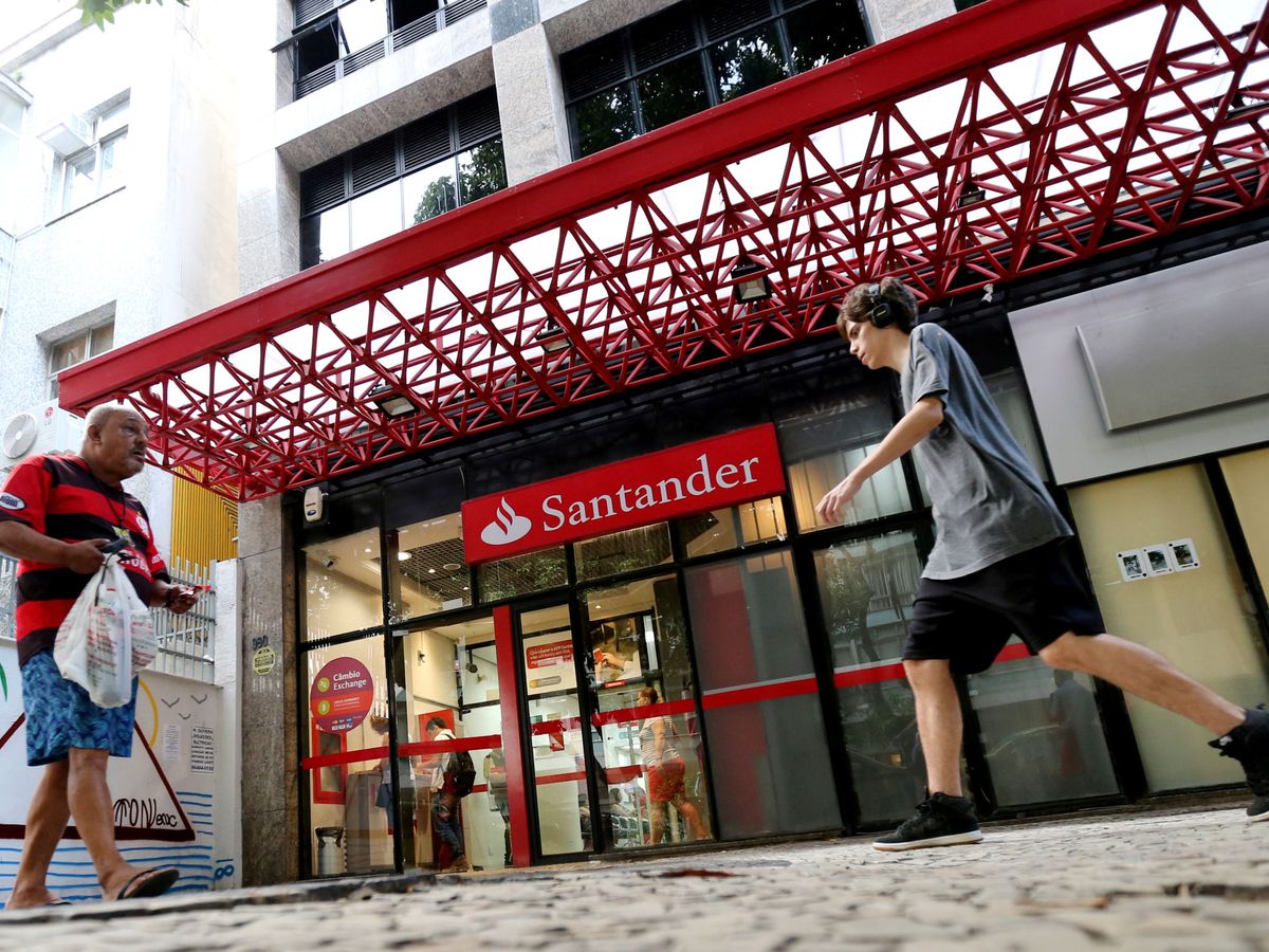 Foto: Oficina del Banco Santander (Reuters)