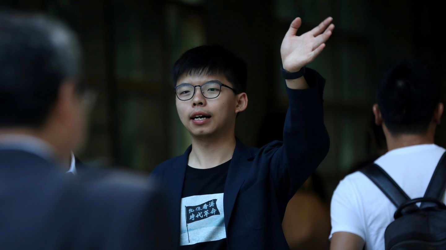 El activista Joshua Wong (EFE)