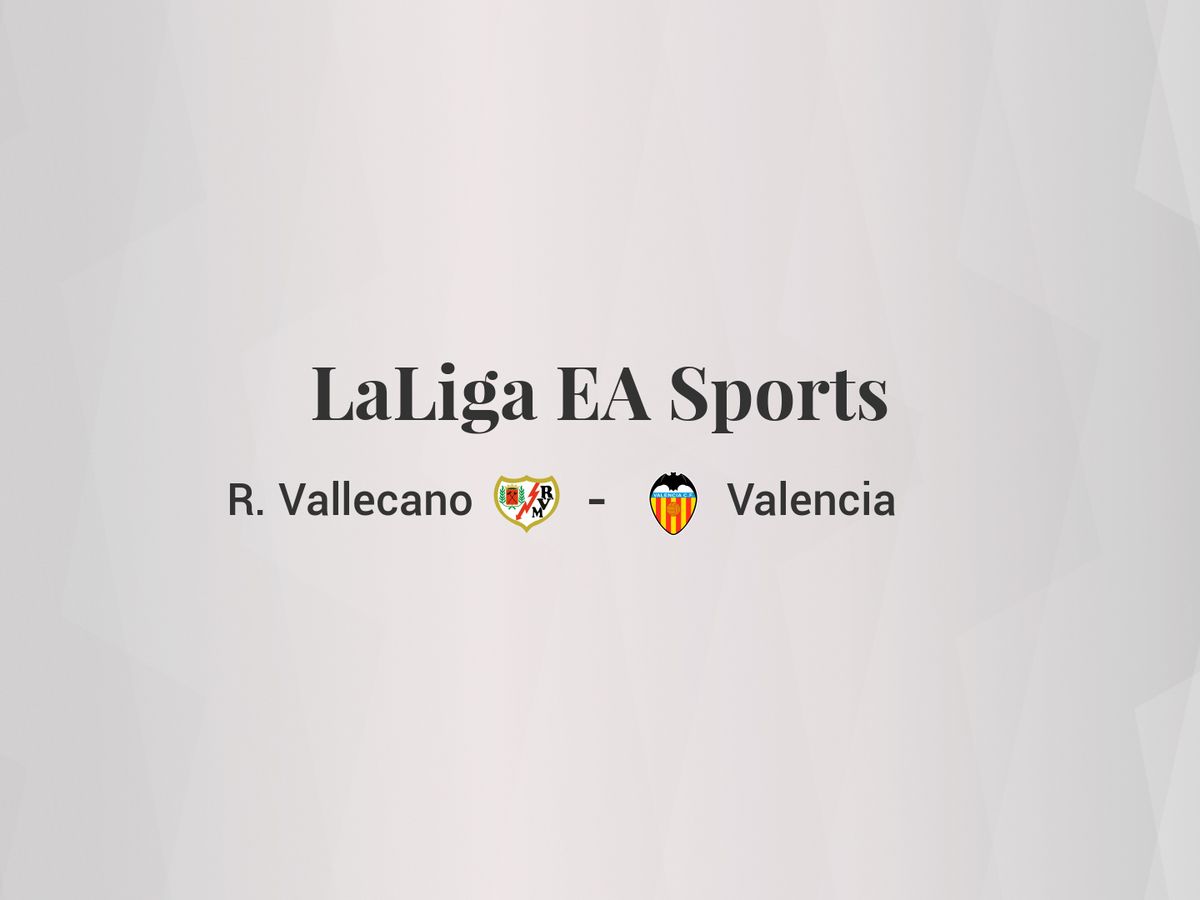 Foto: Resultados Rayo Vallecano - Valencia de LaLiga EA Sports (C.C./Diseño EC)