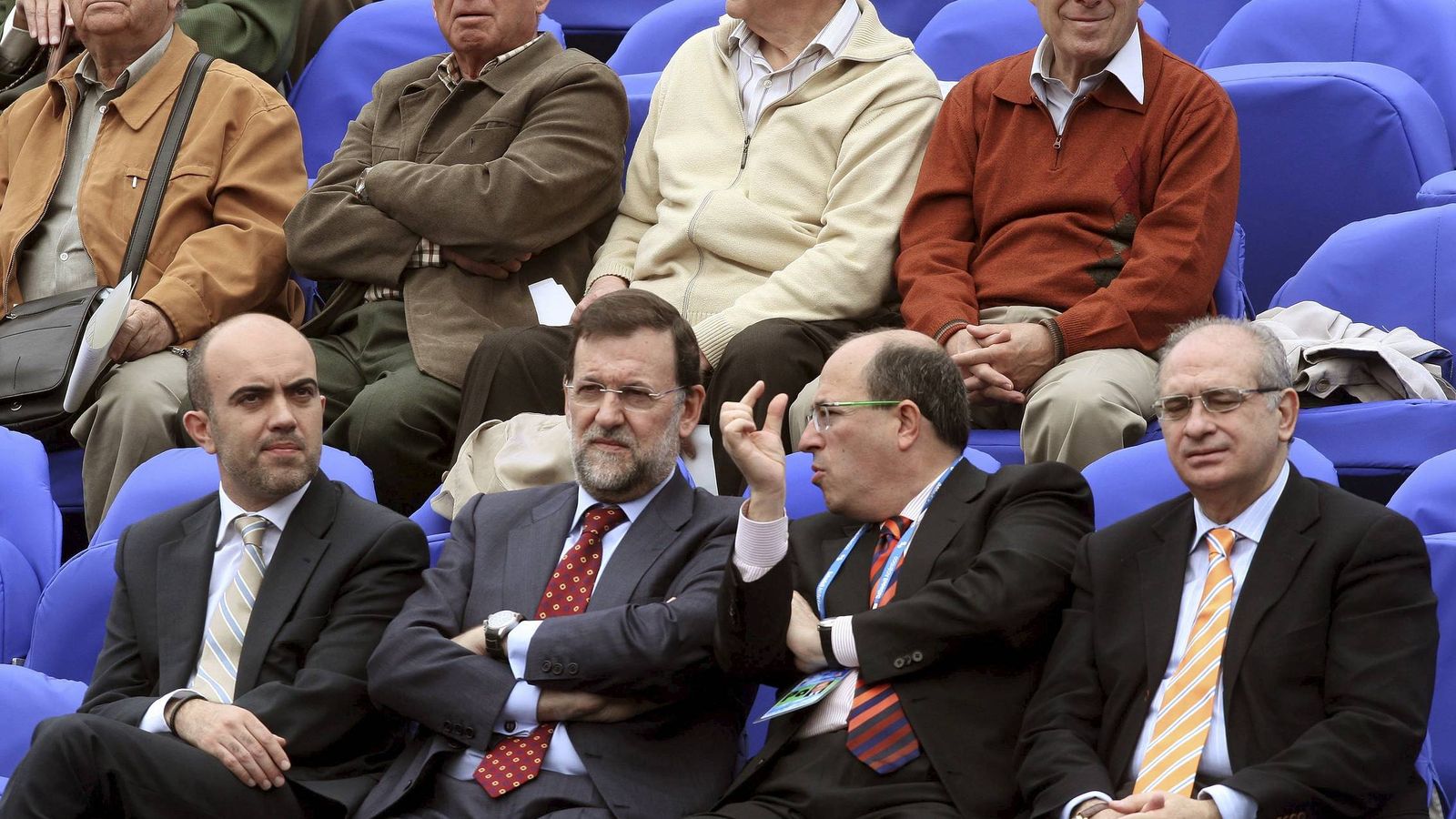 Foto: José Antich conversa con Mariano Rajoy en una imagen de archivo (EFE)