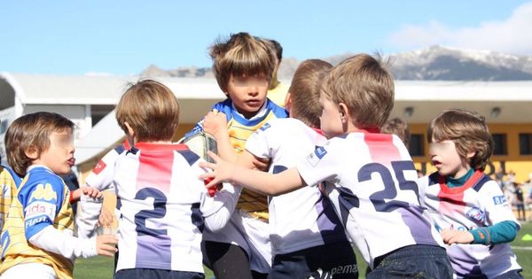 Foto: Imagen de unos niños jugando al rugby en la pasada edición del Torneo Nacional de Escuelas.