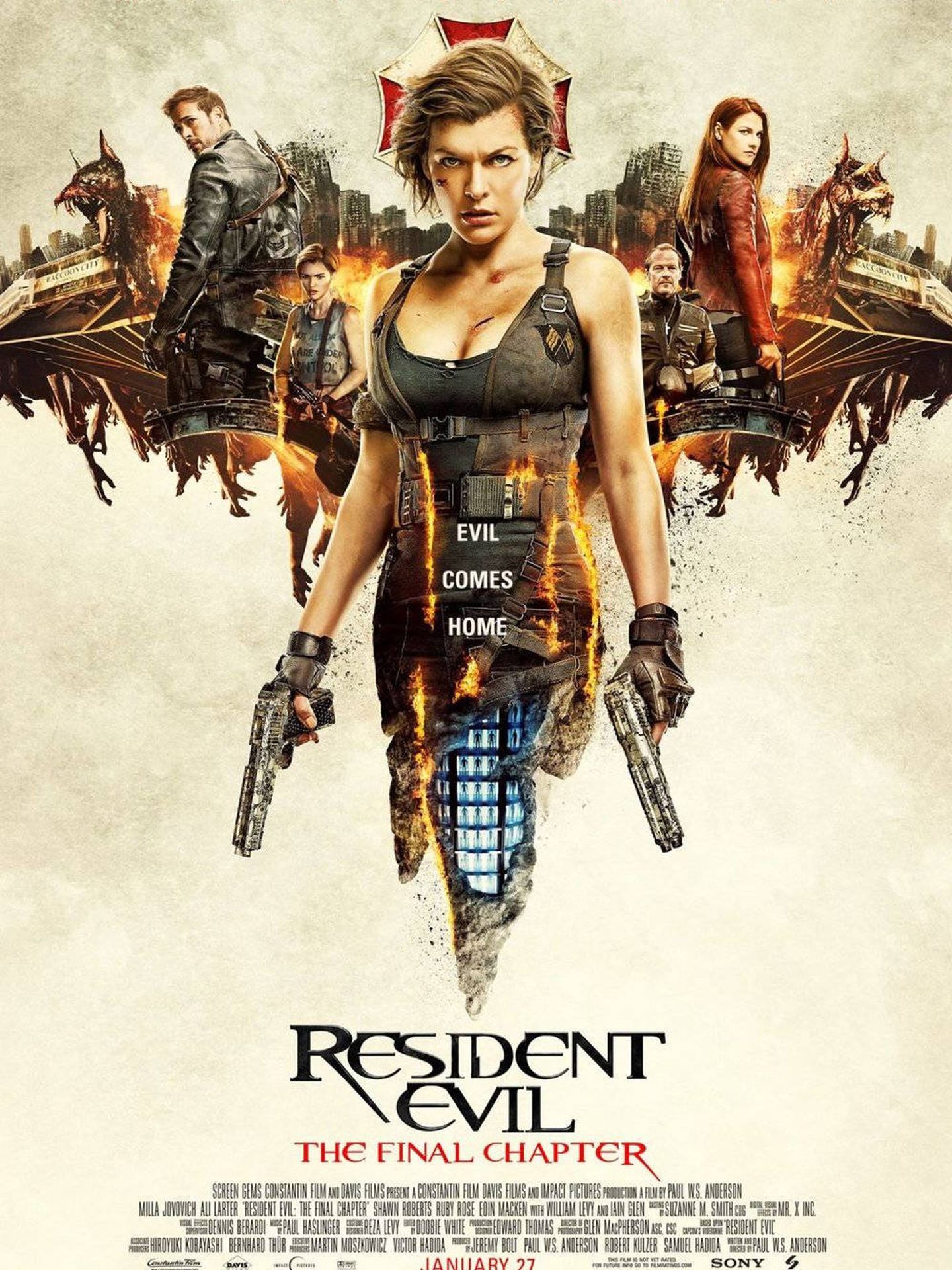 Cartel de 'Resident Evil'.