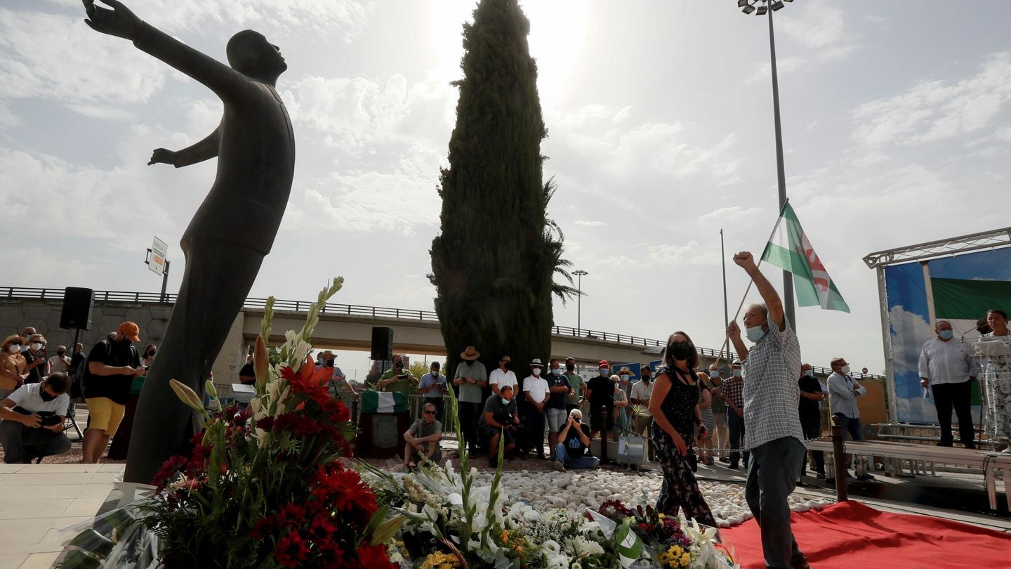 El homenaje a Blas Infante que se celebra cada mes de agosto en el lugar donde lo fusilaron.