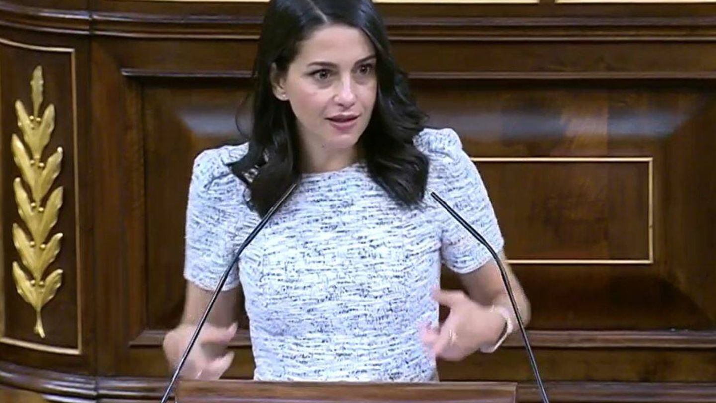 Inés Arrimadas, en el Congreso de los Diputados. (Archivo) 