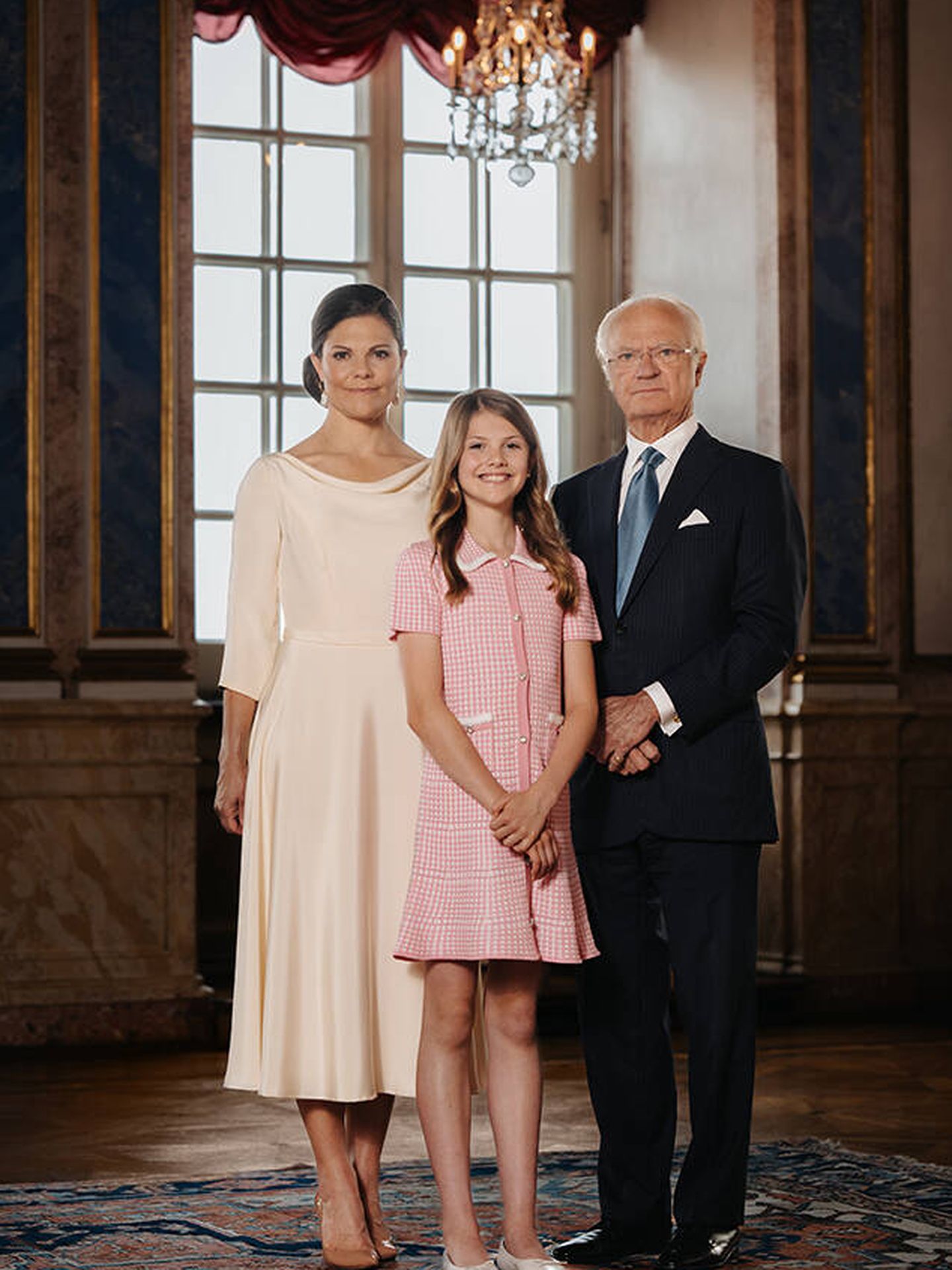 Las tres generaciones. (Casa Real sueca)