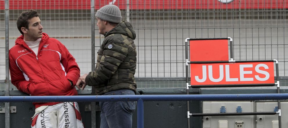 Jules Bianchi (Marussia) en la última jornada de entrenamientos en Jerez.