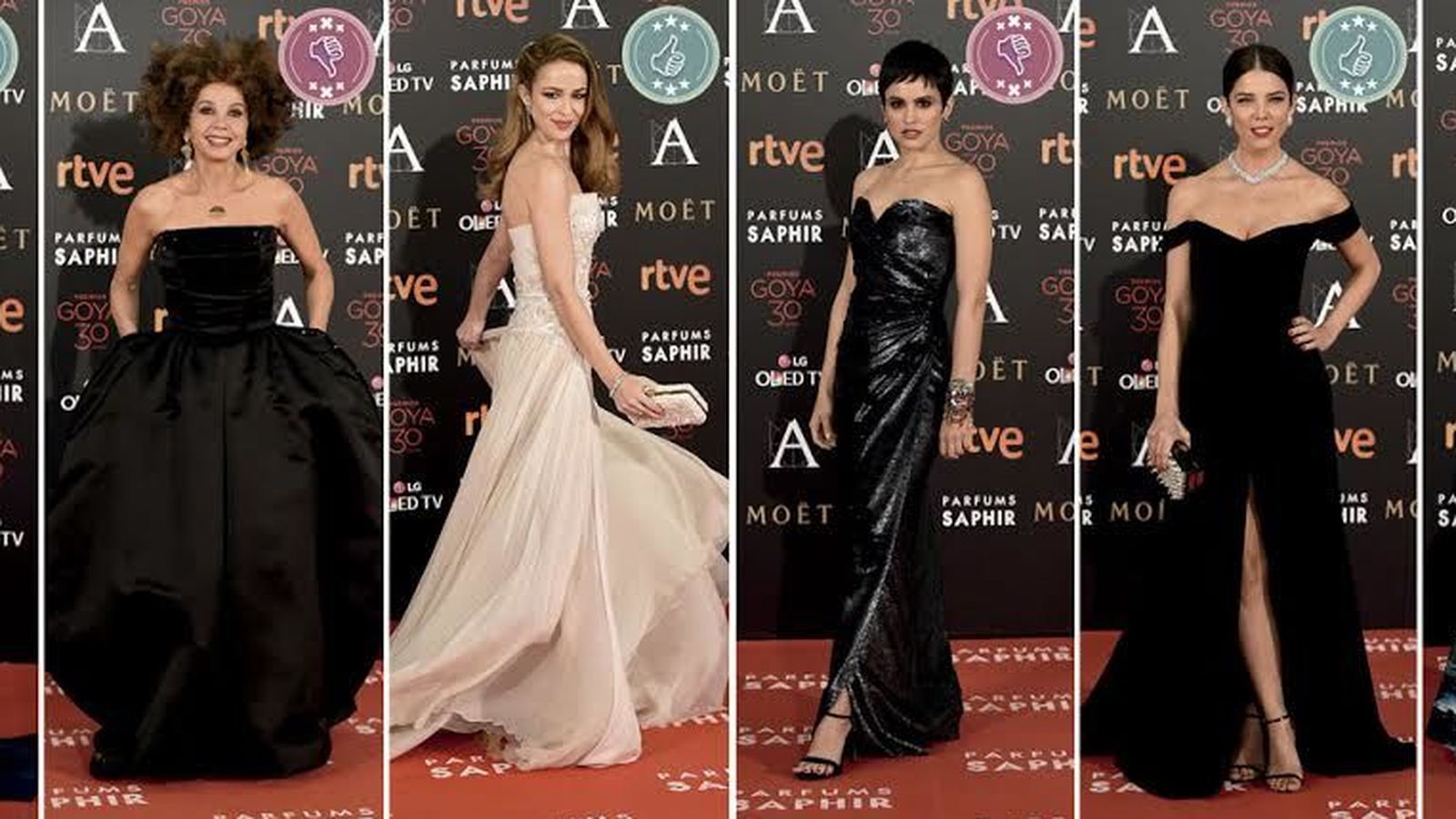 Foto: Las mejor y peor vestidas de los Premios Goya 2016 (Vanitatis)