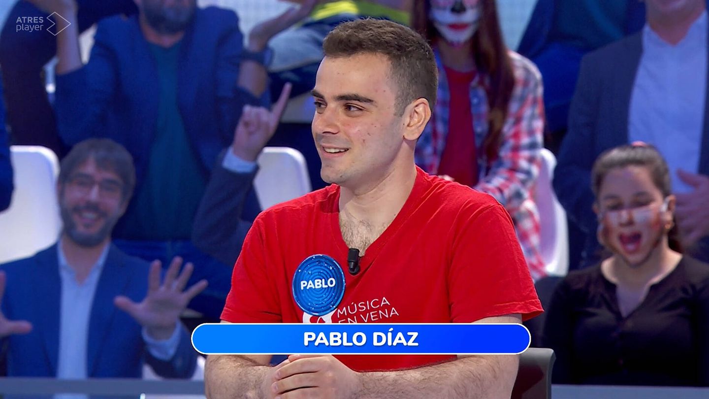 Pablo Díaz en su programa 1 de 'Pasapalabra'. (Atresmedia)