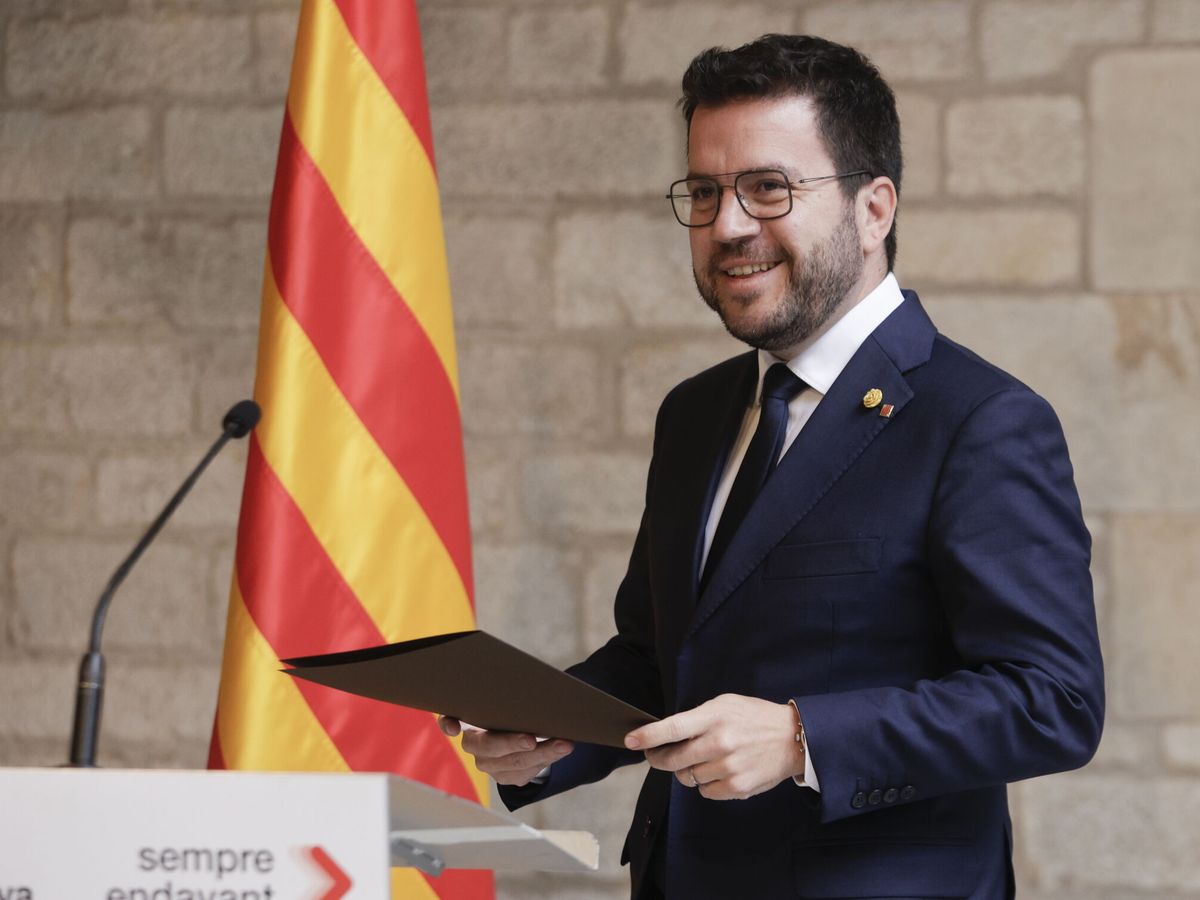 Foto: El presidente de la Generalitat, dando su aval al acuerdo de claridad. (EFE/Quique García)