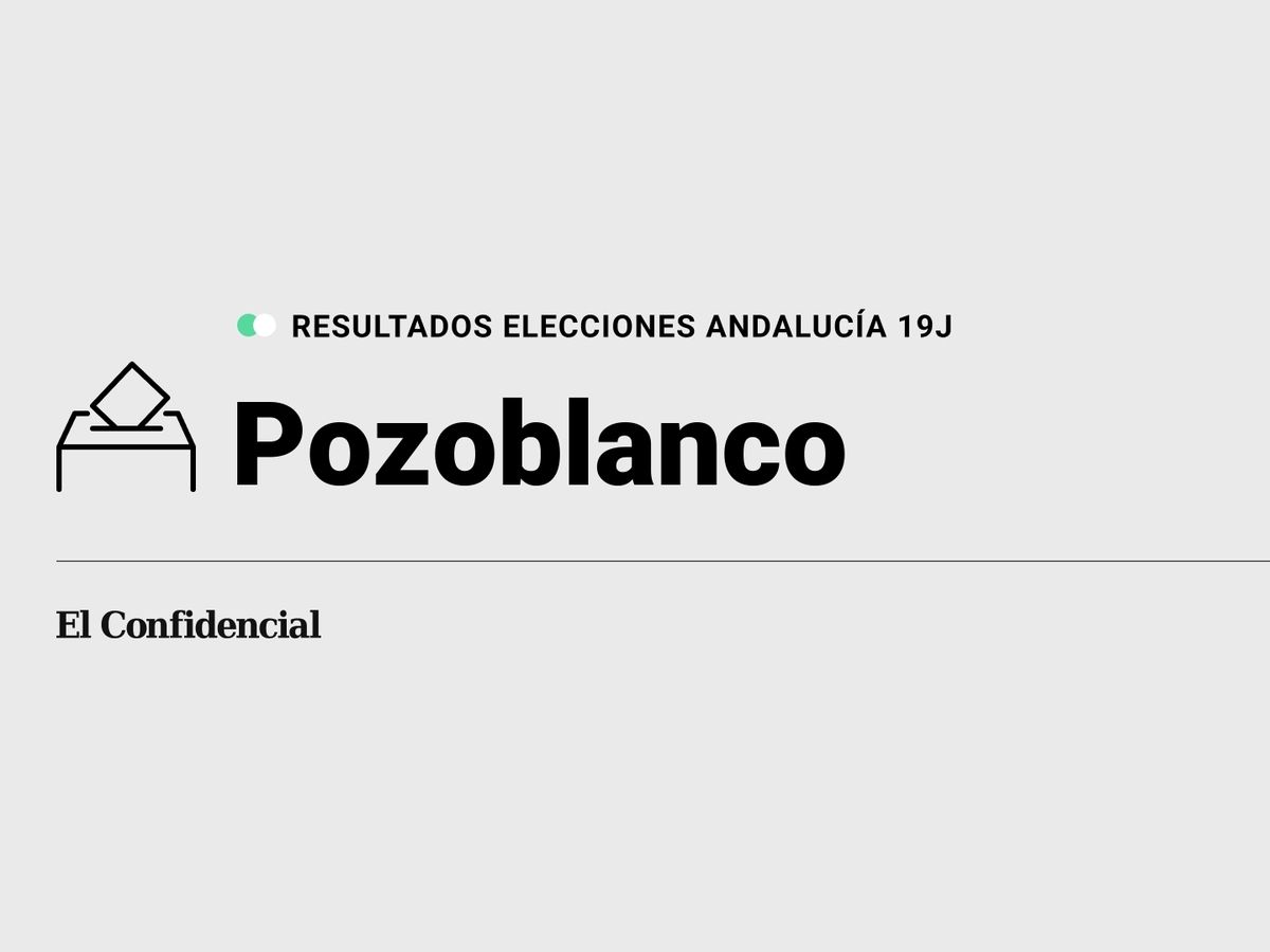 Foto: Resultados en Pozoblanco, Córdoba, de las elecciones de Andalucía 2022 este 19-J (C.C./Diseño EC)