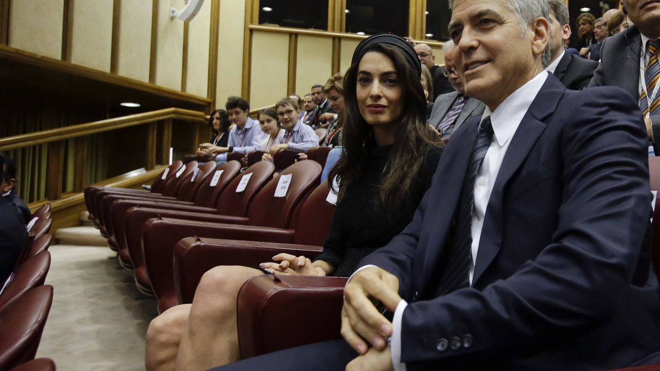 Foto: George Clooney y su mujer, Amal Alamuddin, en una imagen de archivo (Gtres)