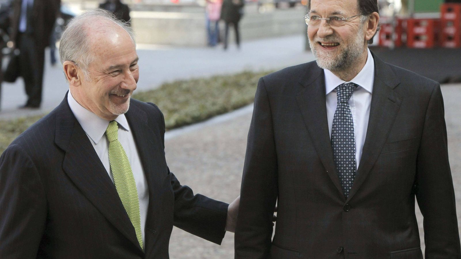 Foto: Rodrigo Rato y Mariano Rajoy en una foto de archivo. (EFE)