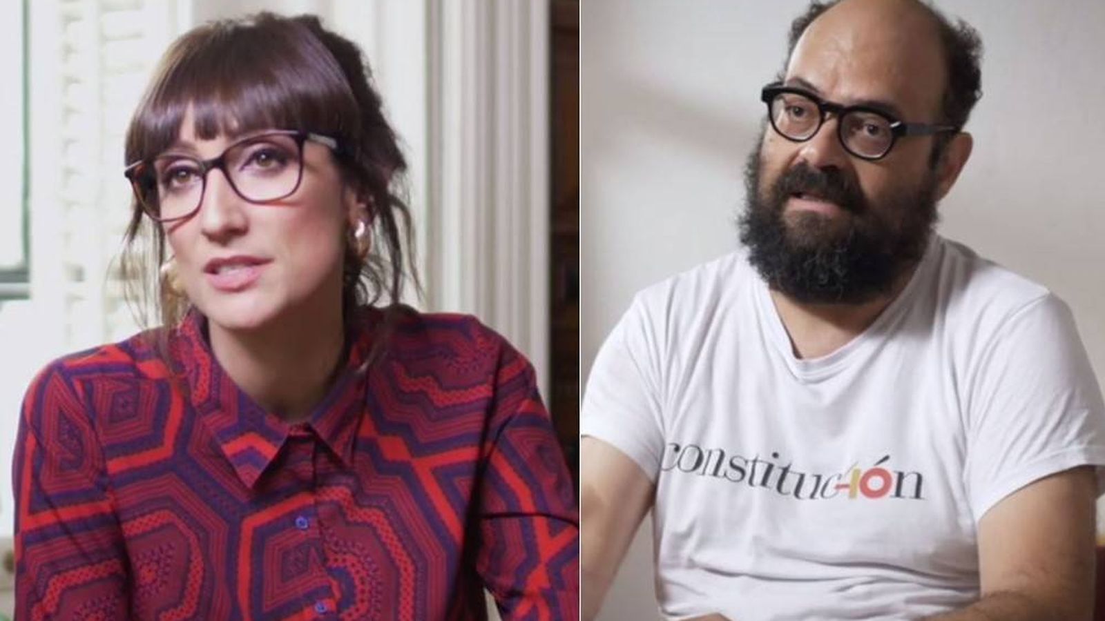 Foto: Ana Morgade e Ignatius Farray participan en el documental de Movistar , '#AbroHilo'.