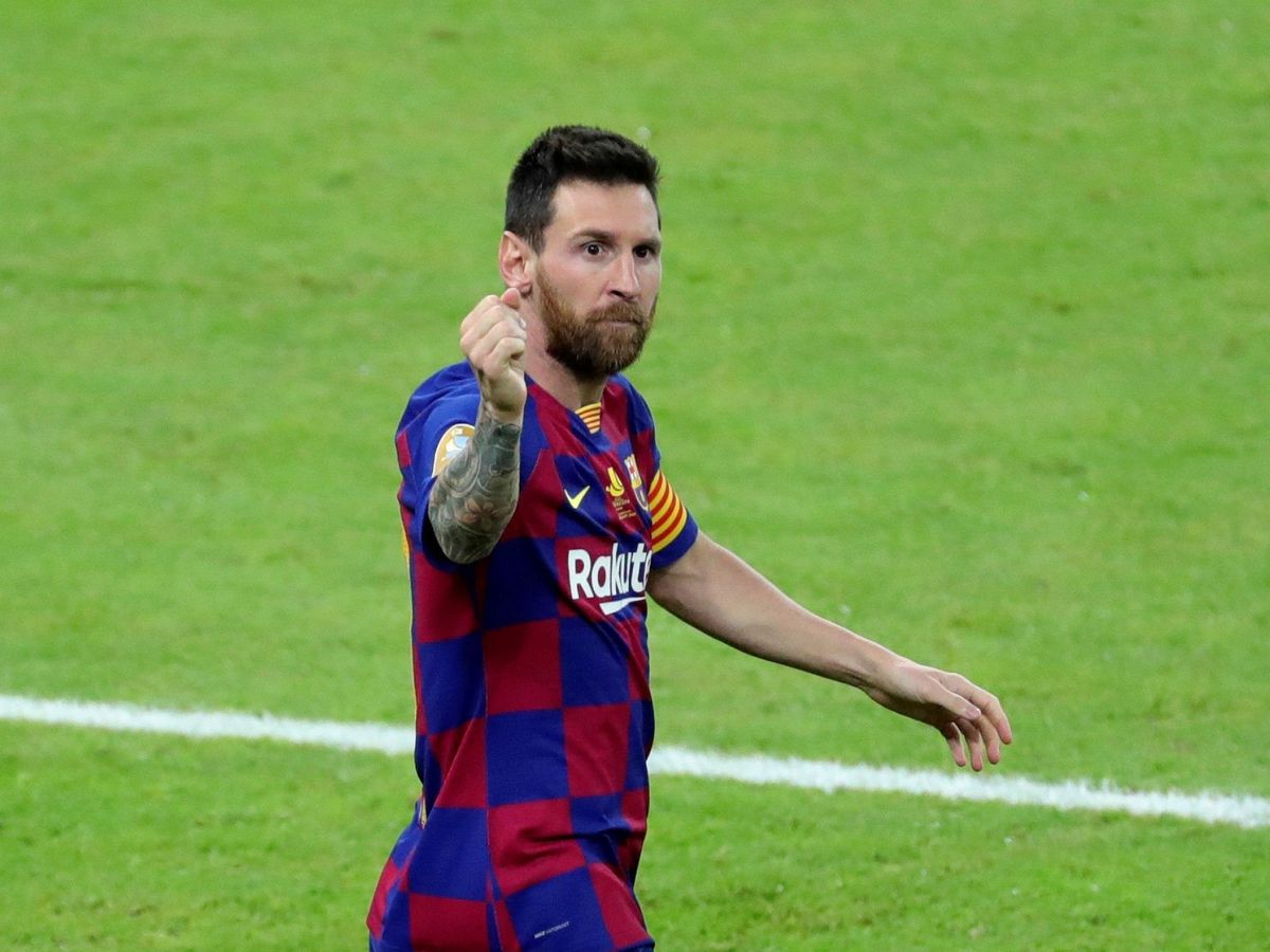 Foto: Leo Messi, en un partido en Arabia Saudí. (EFE)