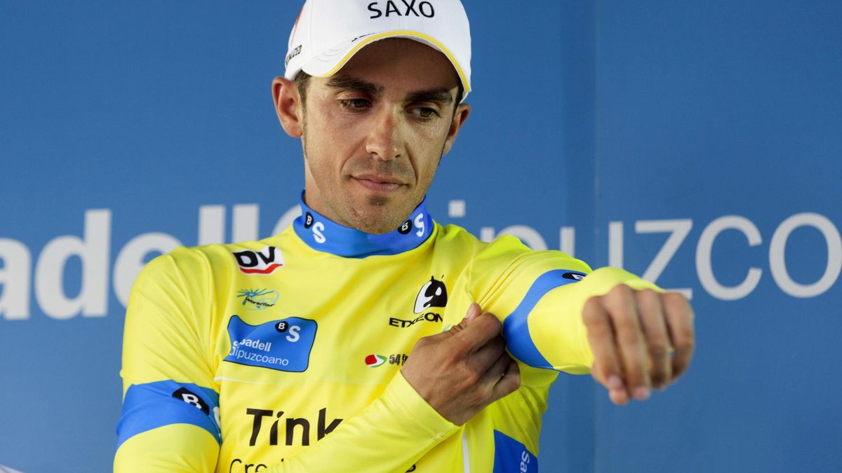 Poels se impone en Arrate y Valverde le recorta dos segundos al líder Contador