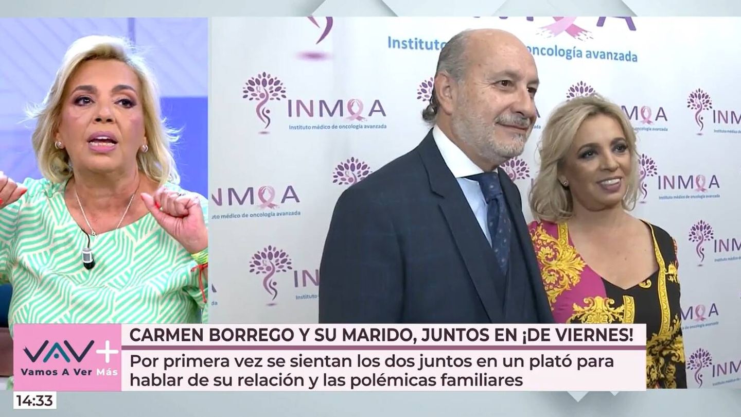 Carmen Borrego en '¡De viernes!'. (Mediaset España)