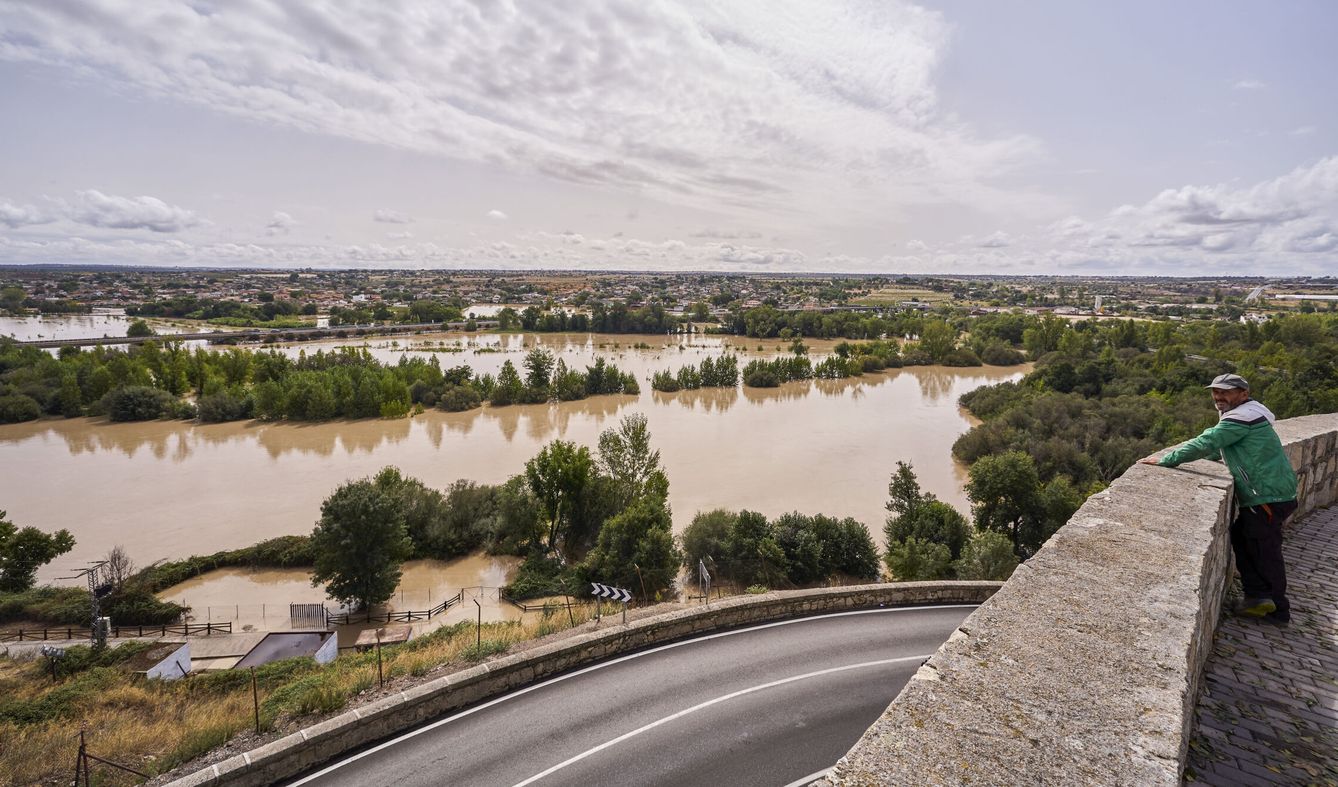 Inundaciones en Escalona del Alberche, Toledo (EFE/Manu Reino) 