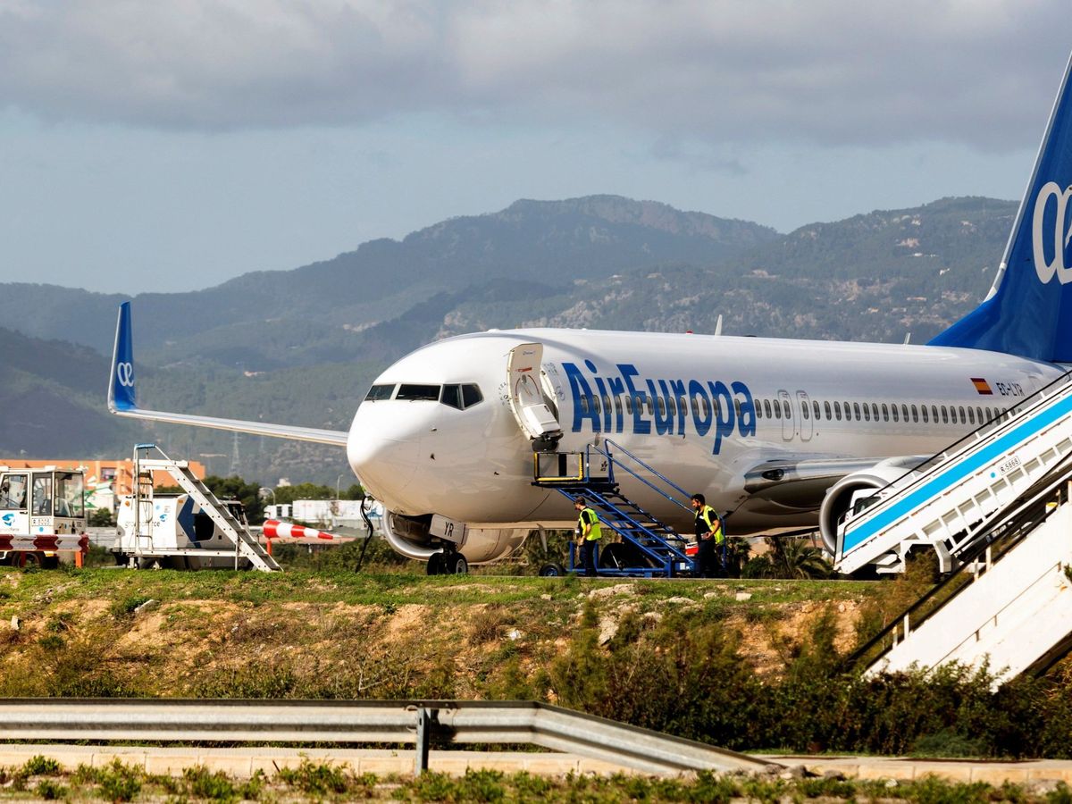 Foto: Un avión de Air Europa en Mallorca. (EFE)