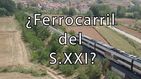 Un tractor es más rápido que el tren que une Teruel con Zaragoza