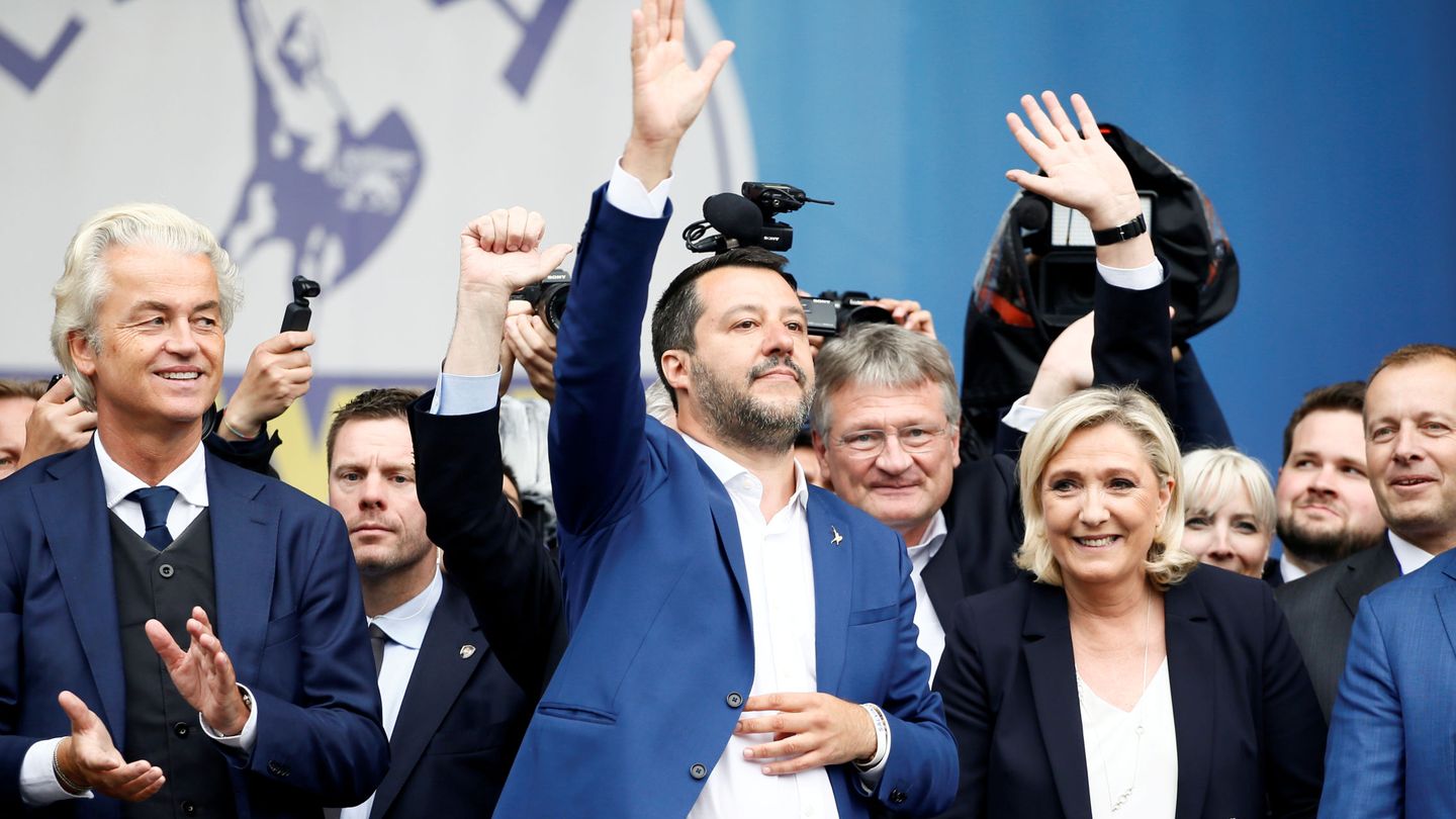 Reunión de euroescépticos en Milán, liderada por el italiano Matteo Salvini. (Reuters)