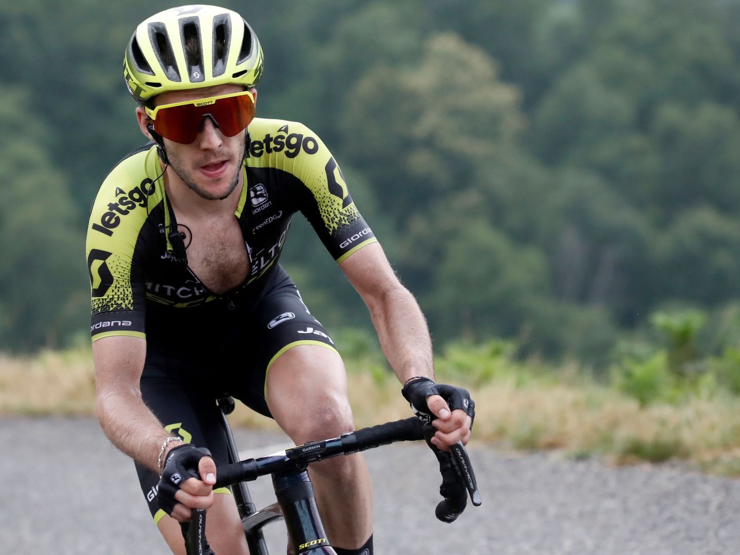 Simon Yates, una de las grandes figuras del Mitchelton, fue campeón de la Vuelta en 2018. (EFE)