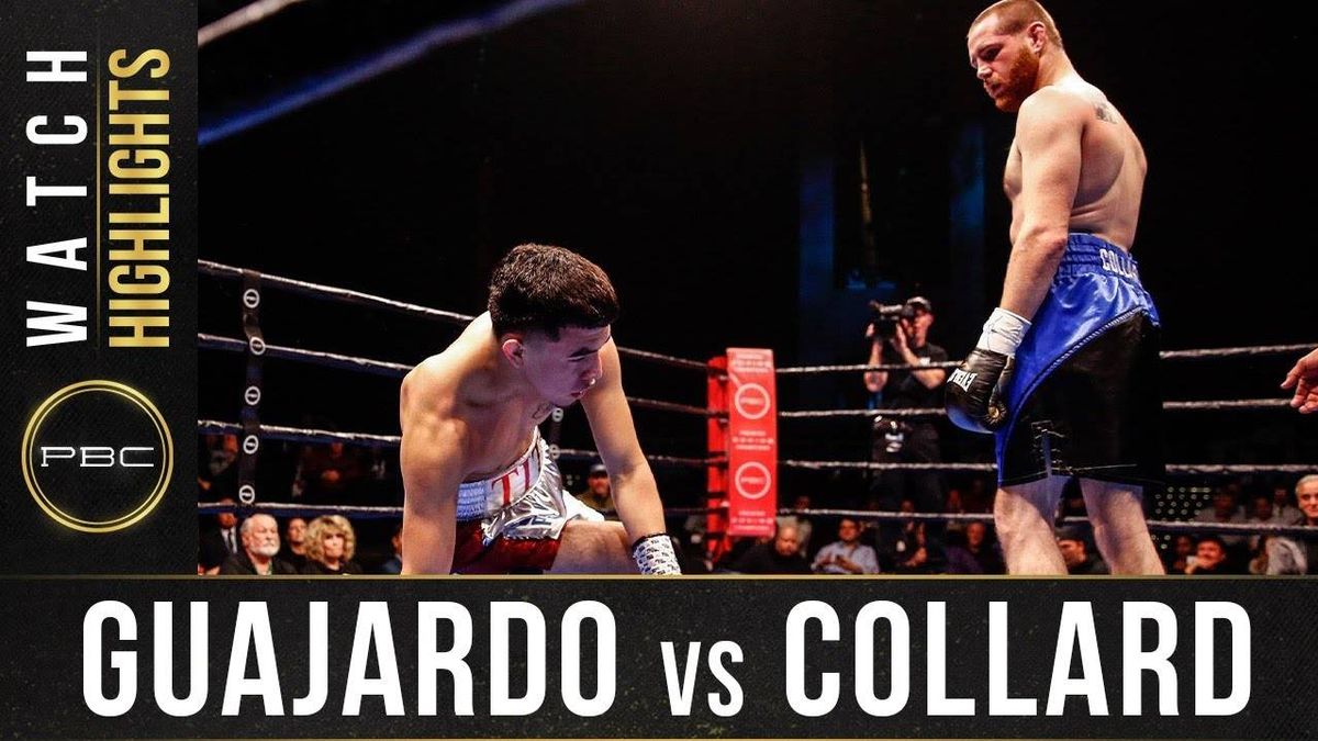 Collard vs. Guajardo, el 'round' del año: sangre, golpe al árbitro, caídas y nocaut