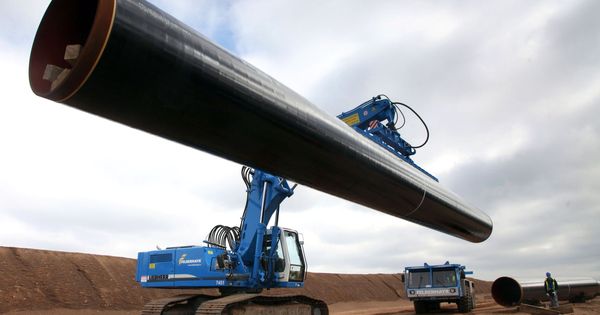 Foto: Zona de construcción del gaseoducto Nord Stream 2 (EFE)