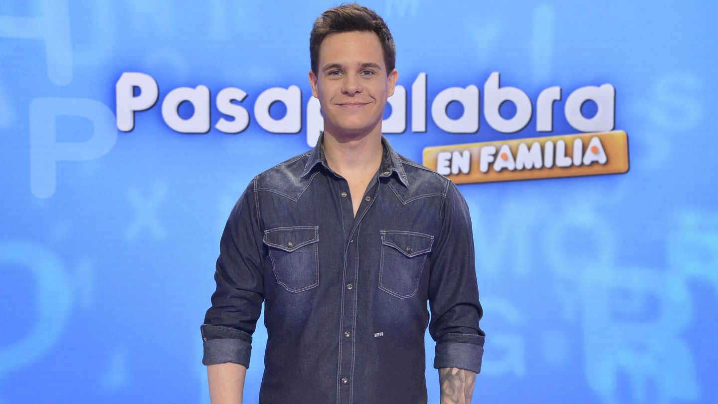 Christian Gálvez, conductor de 'Pasapalabra en familia'. (Mediaset)