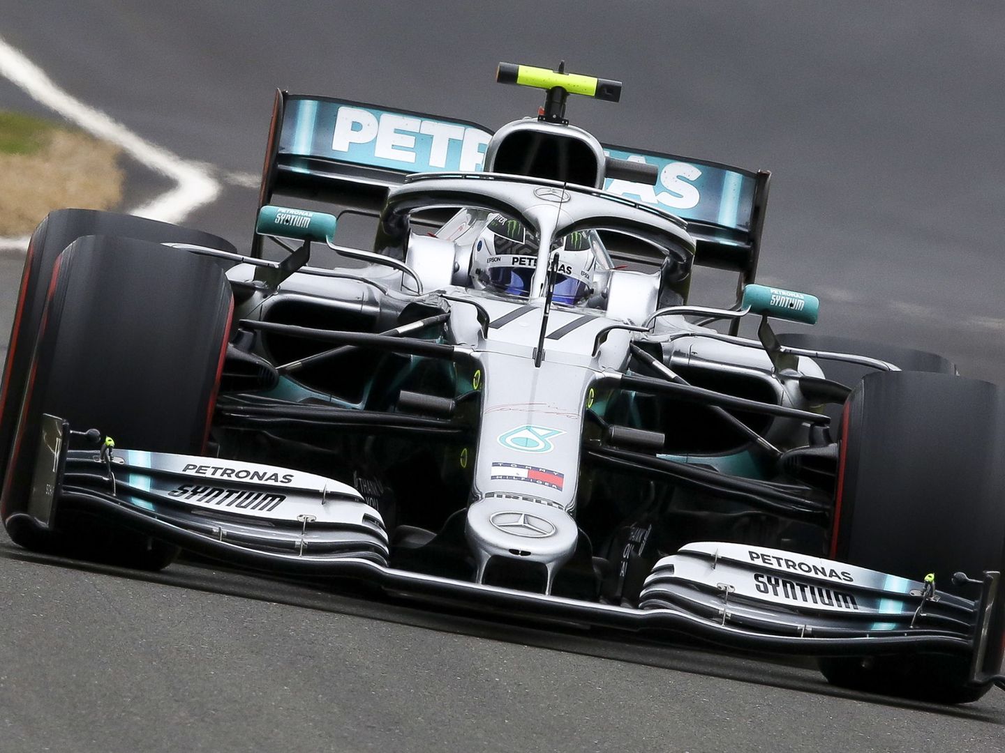Valtteri Bottas en acción con su Mercedes. (EFE)