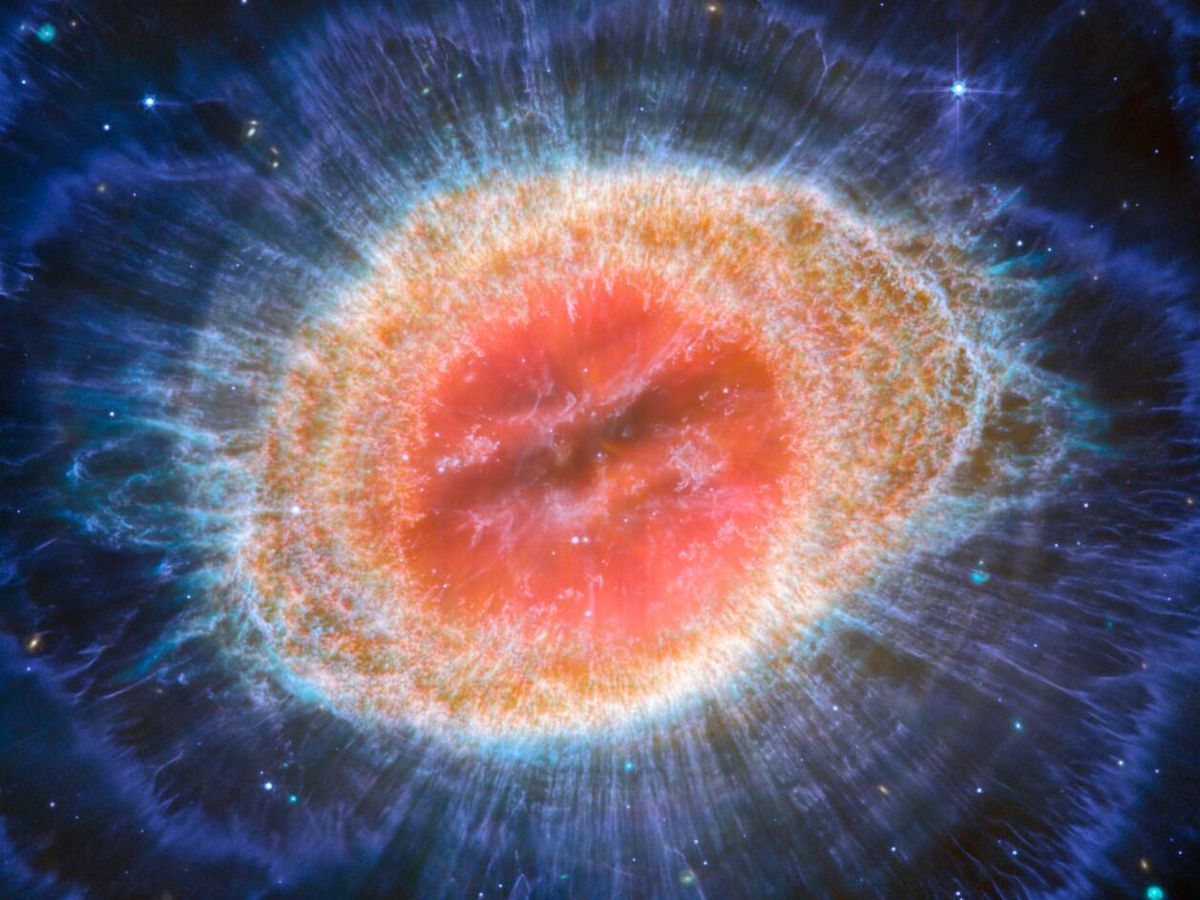 Foto: Una de las imágenes más espectaculares captadas por el telescopio James Webb (NASA)