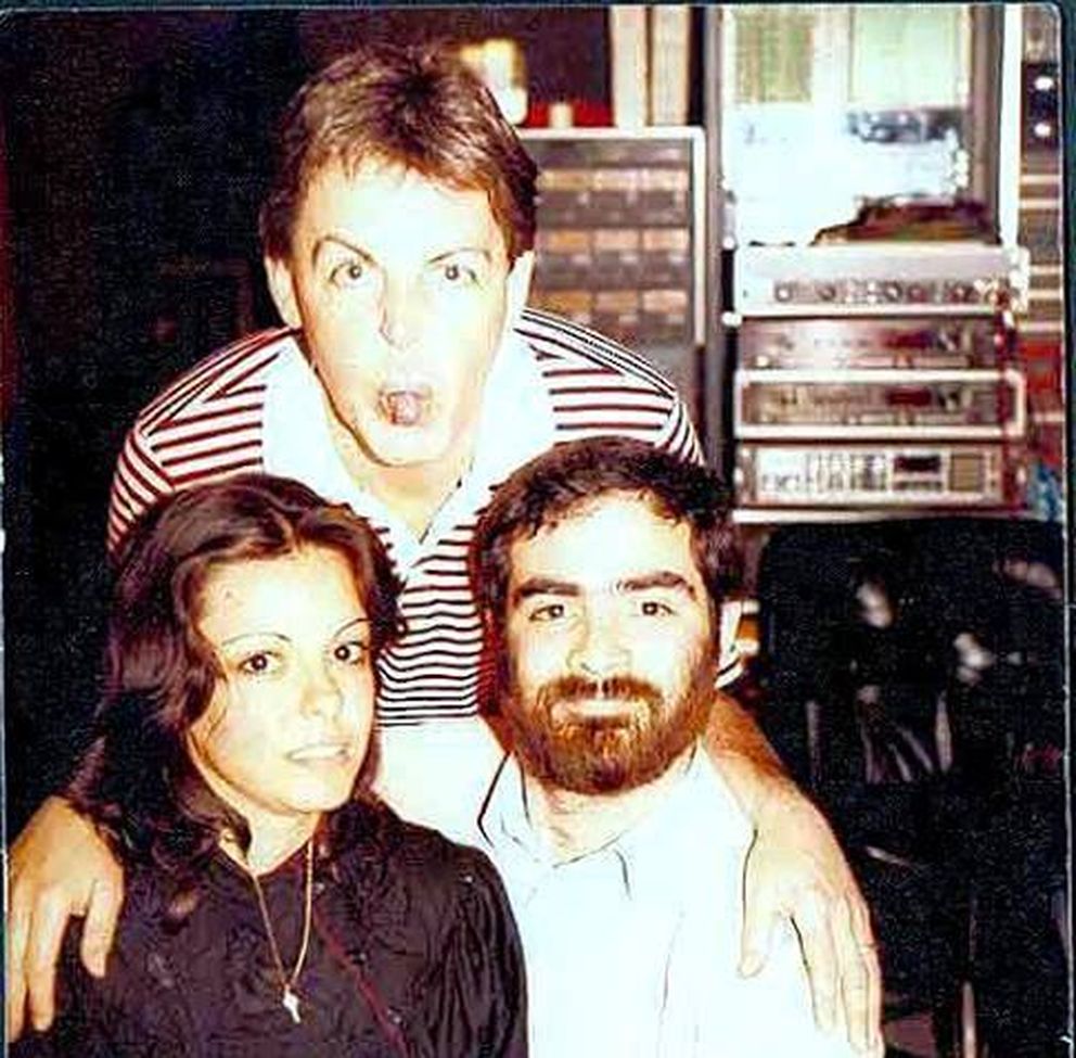 Hugo Zuccarelli con Paul McCartney