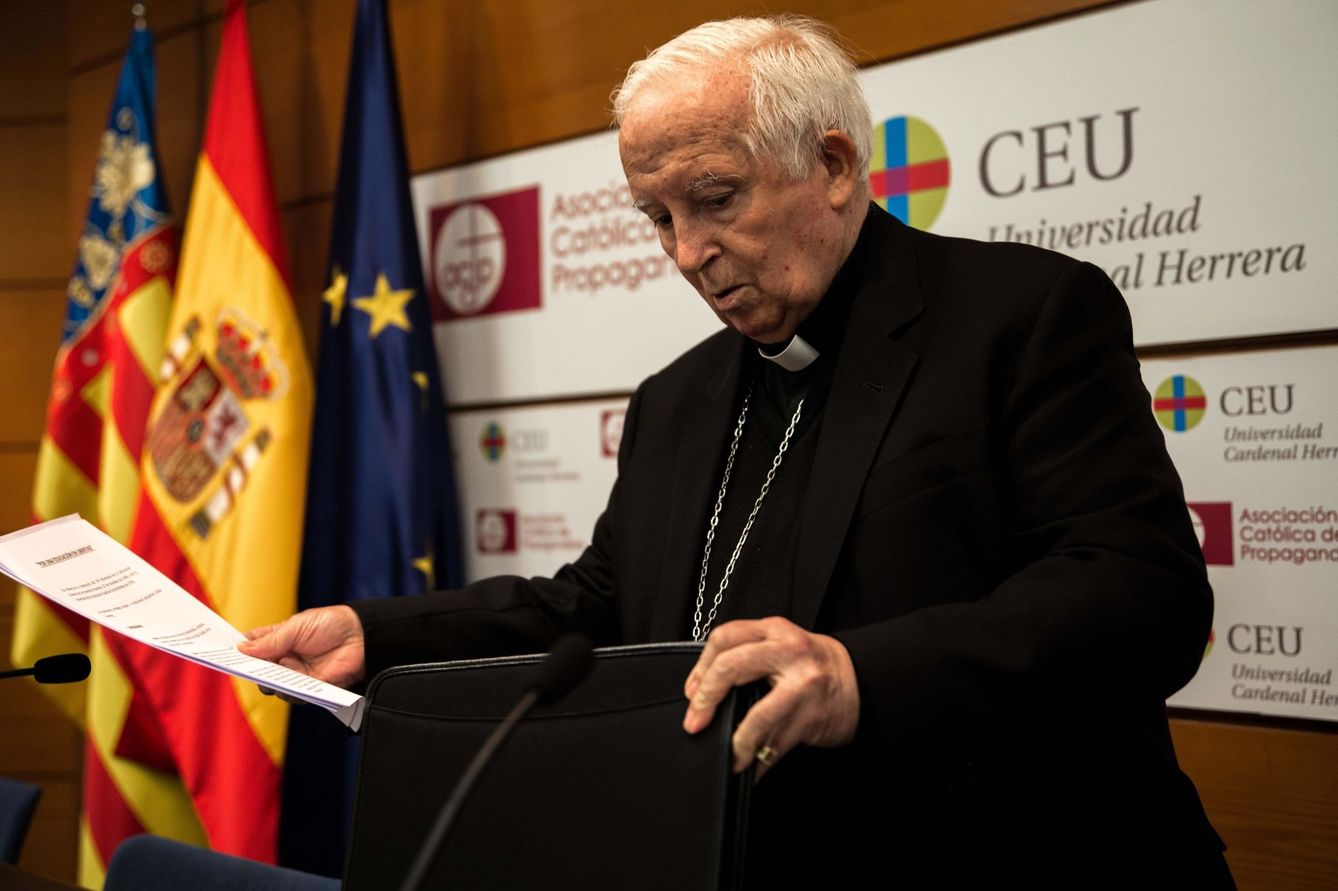 El arzobispo de Valencia, el cardenal Antonio Cañizares. (EFE)