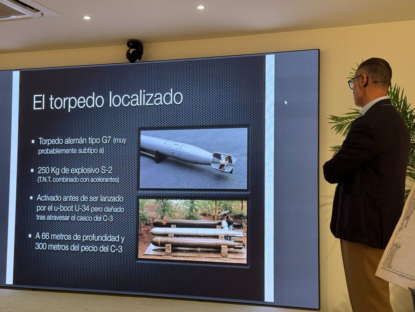 Acto de presentación del torpedo. (José Luis Martín)
