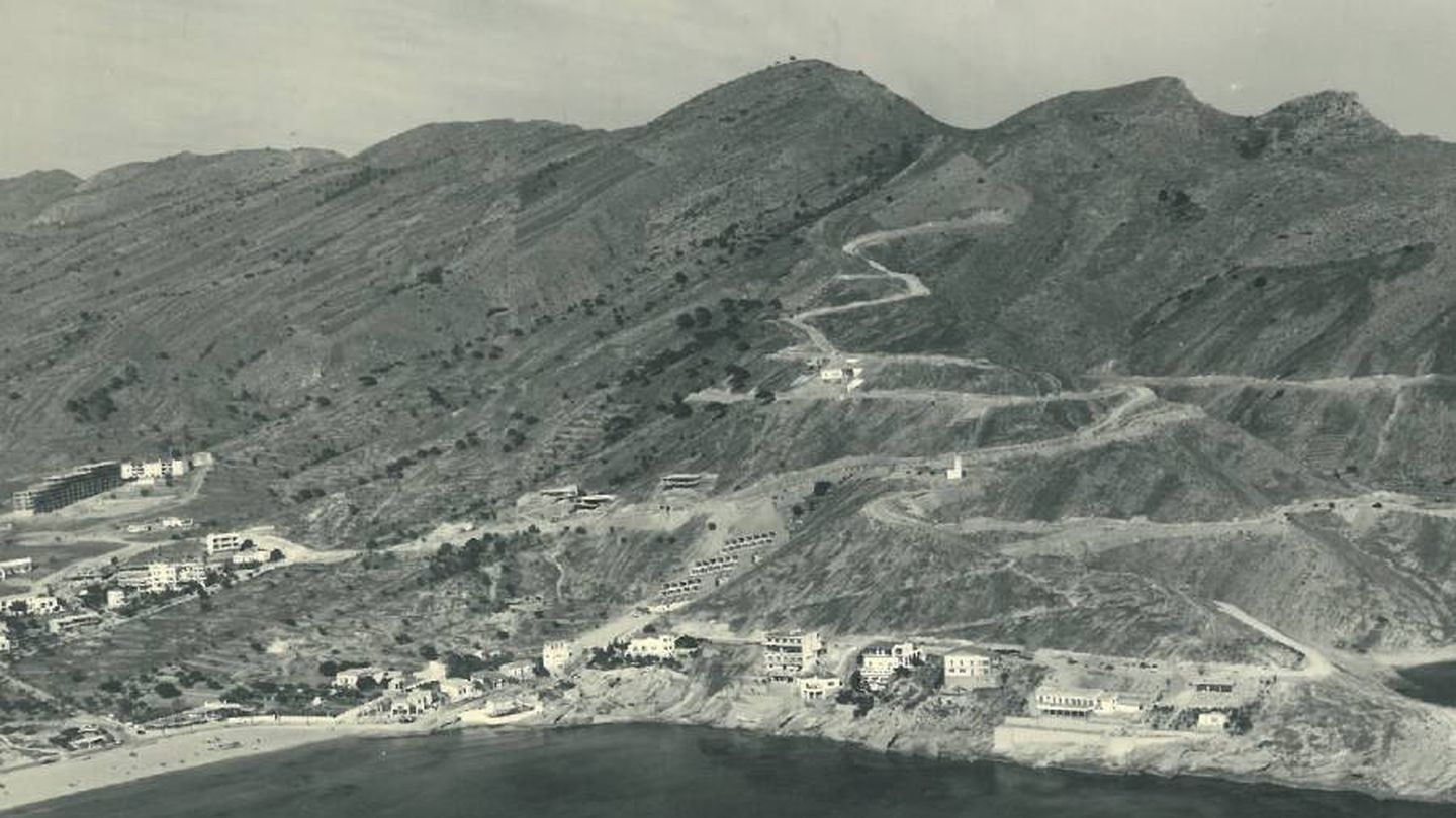 Vista de Sierra Helada en 1962. (Cedida)