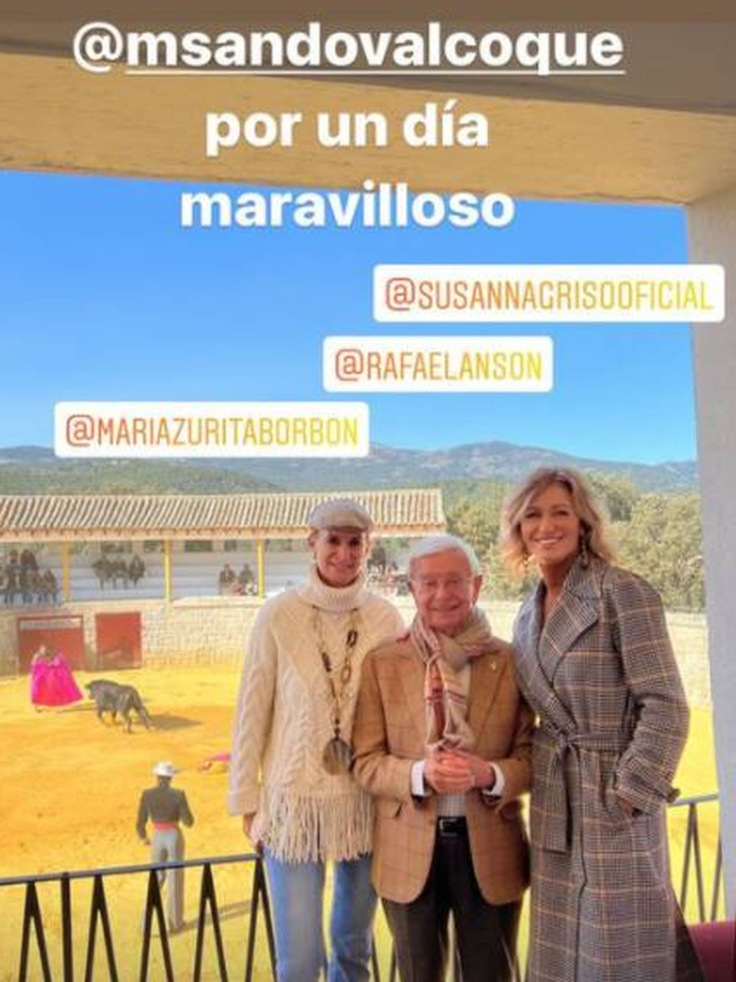 Algunos de los invitados a la fiesta de Mario Sandoval. (Instagram @mariazuritaborbon)