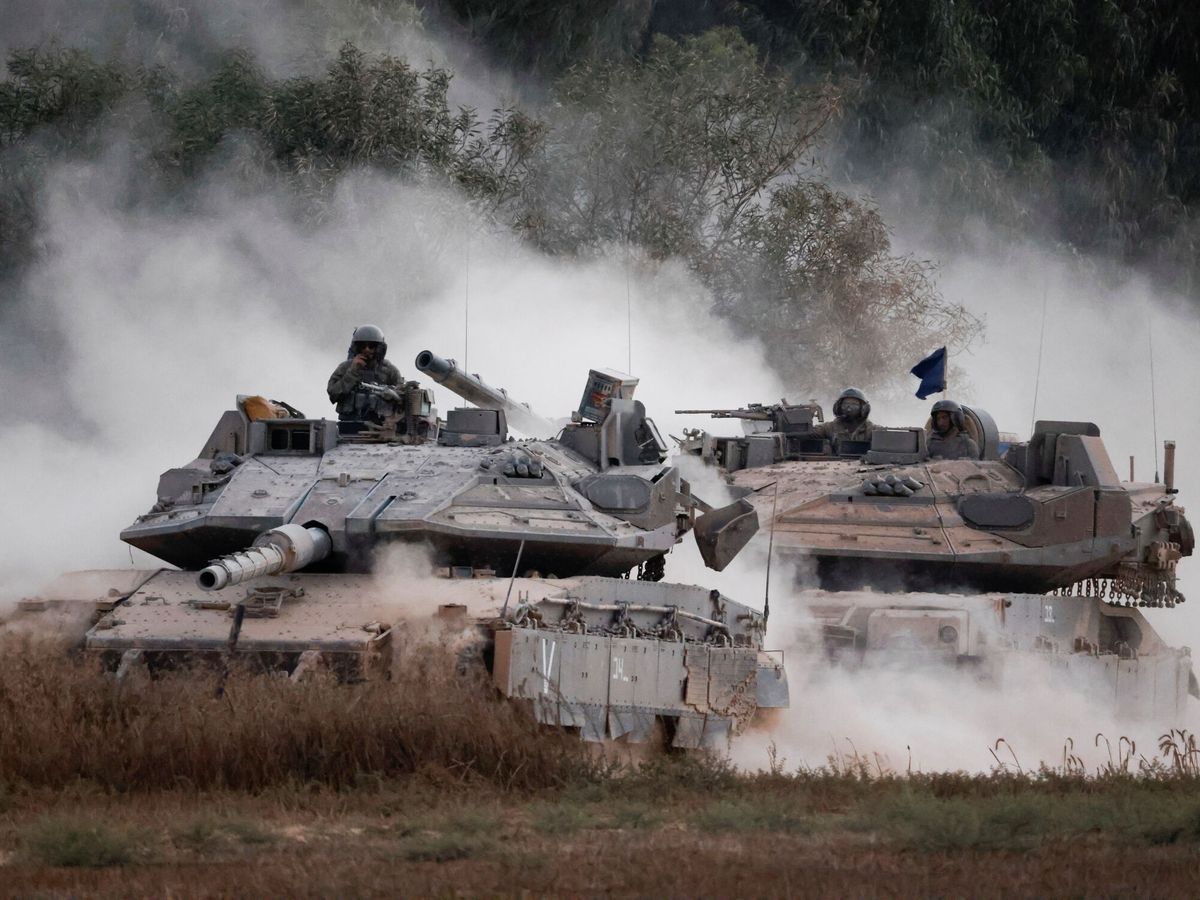 Foto: Un tanque del Ejército de Israel en la Franja de Gaza. (Reuters/Amir Cohen)