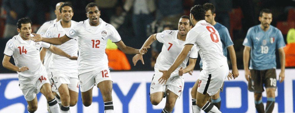 Foto: Egipto sorprende a Italia en la Copa Confederaciones