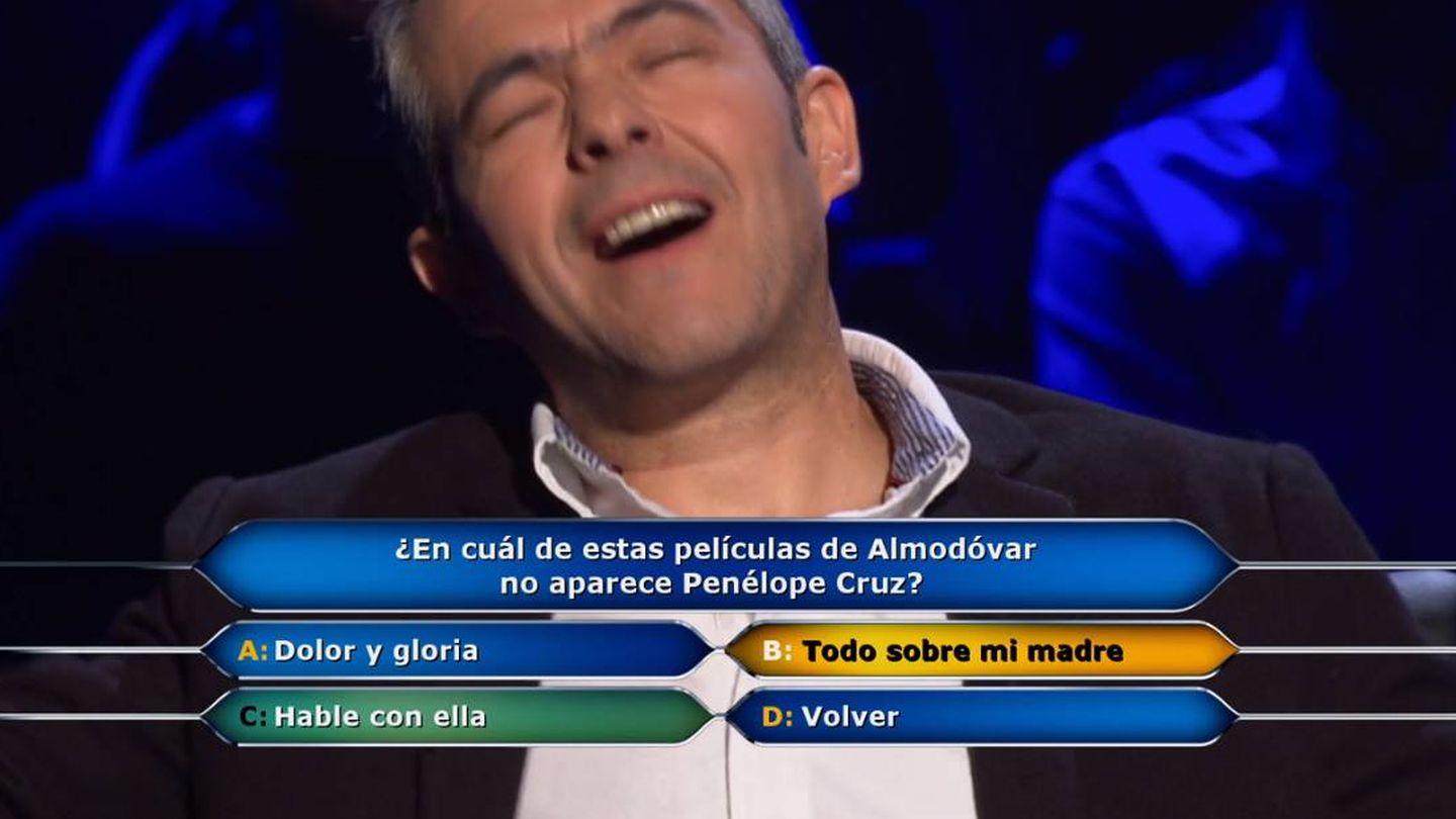 El error de Juanpe en 'Millonario'. (Antena 3)