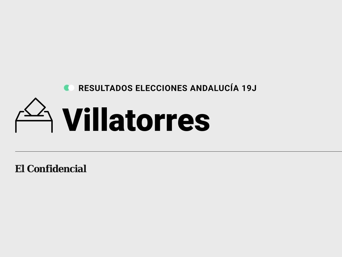 Foto: Resultados en Villatorres, Jaén, de las elecciones de Andalucía 2022 este 19-J (C.C./Diseño EC)