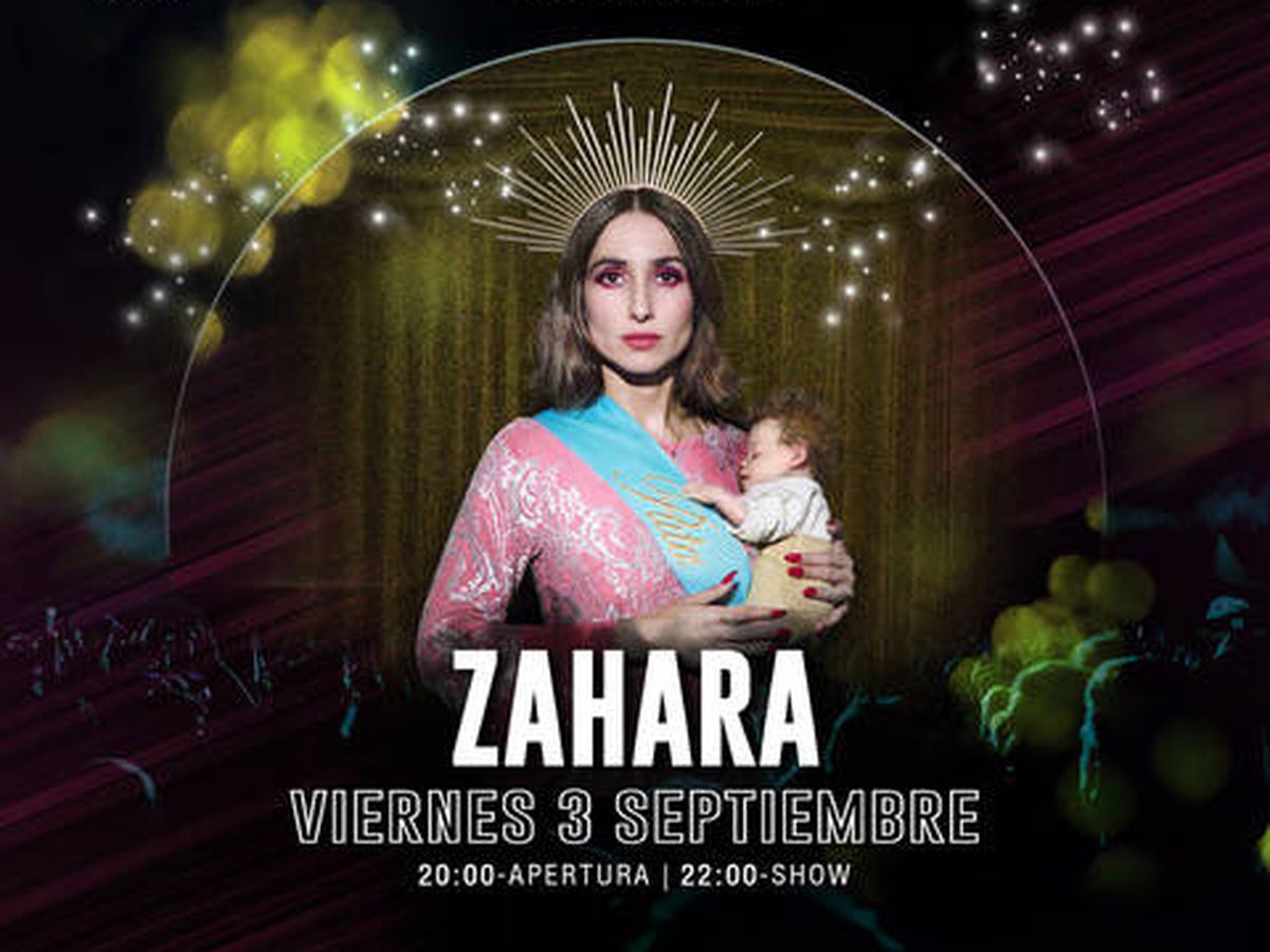 Foto: Cártel del concierto de Zahara de Toledo Alive el 3 de septiembre. 