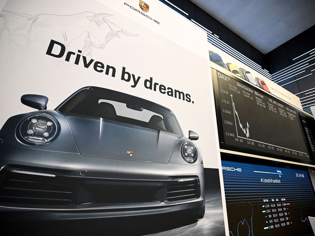 Foto: Debut de Porsche en la bolsa alemana  
