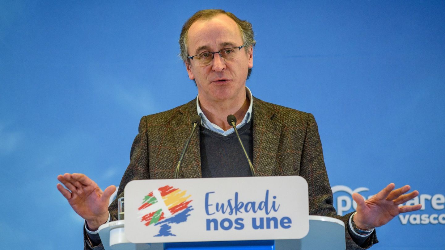 El presidente del PP, Alfonso Alonso. (EFE)