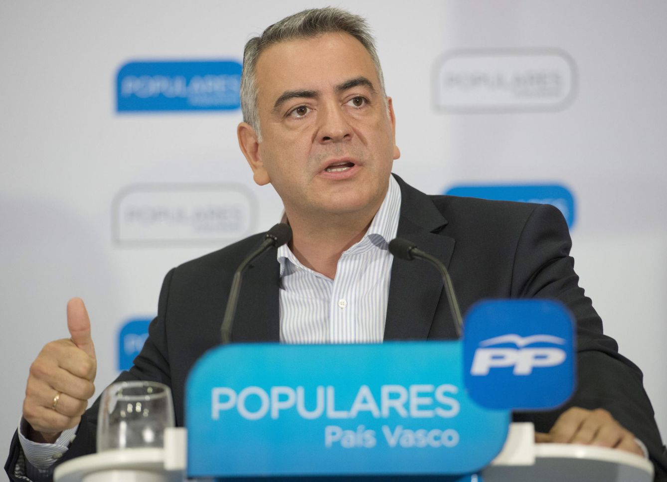 El secretario general del PP en Álava, Javier de Andrés. (EFE)