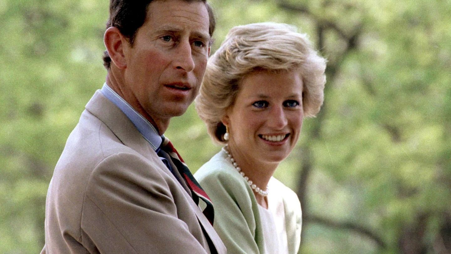 La princesa Diana y su esposo en una imagen de archivo. (EFE)