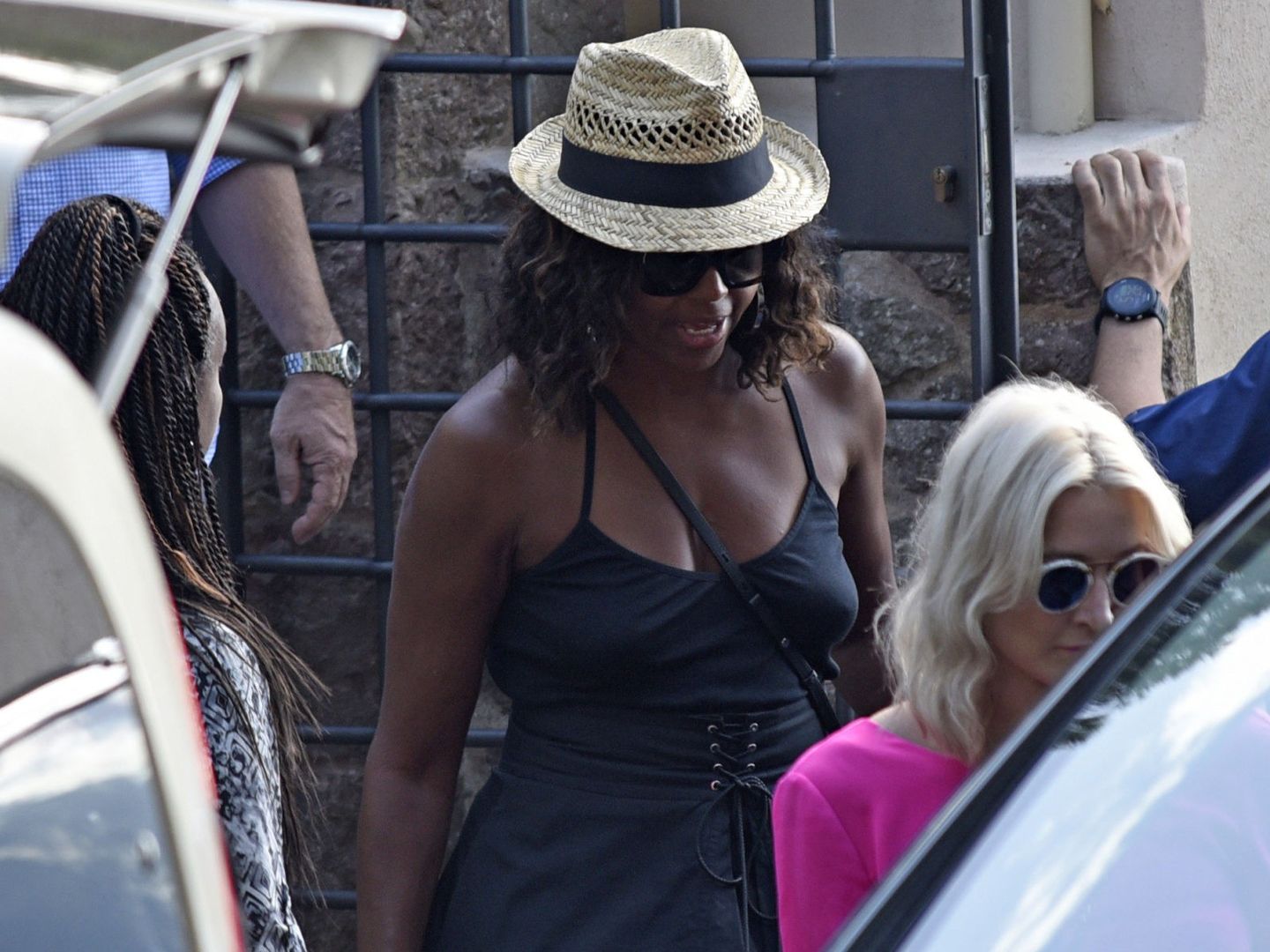Michelle Obama, de visita en Mallorca. (EFE)